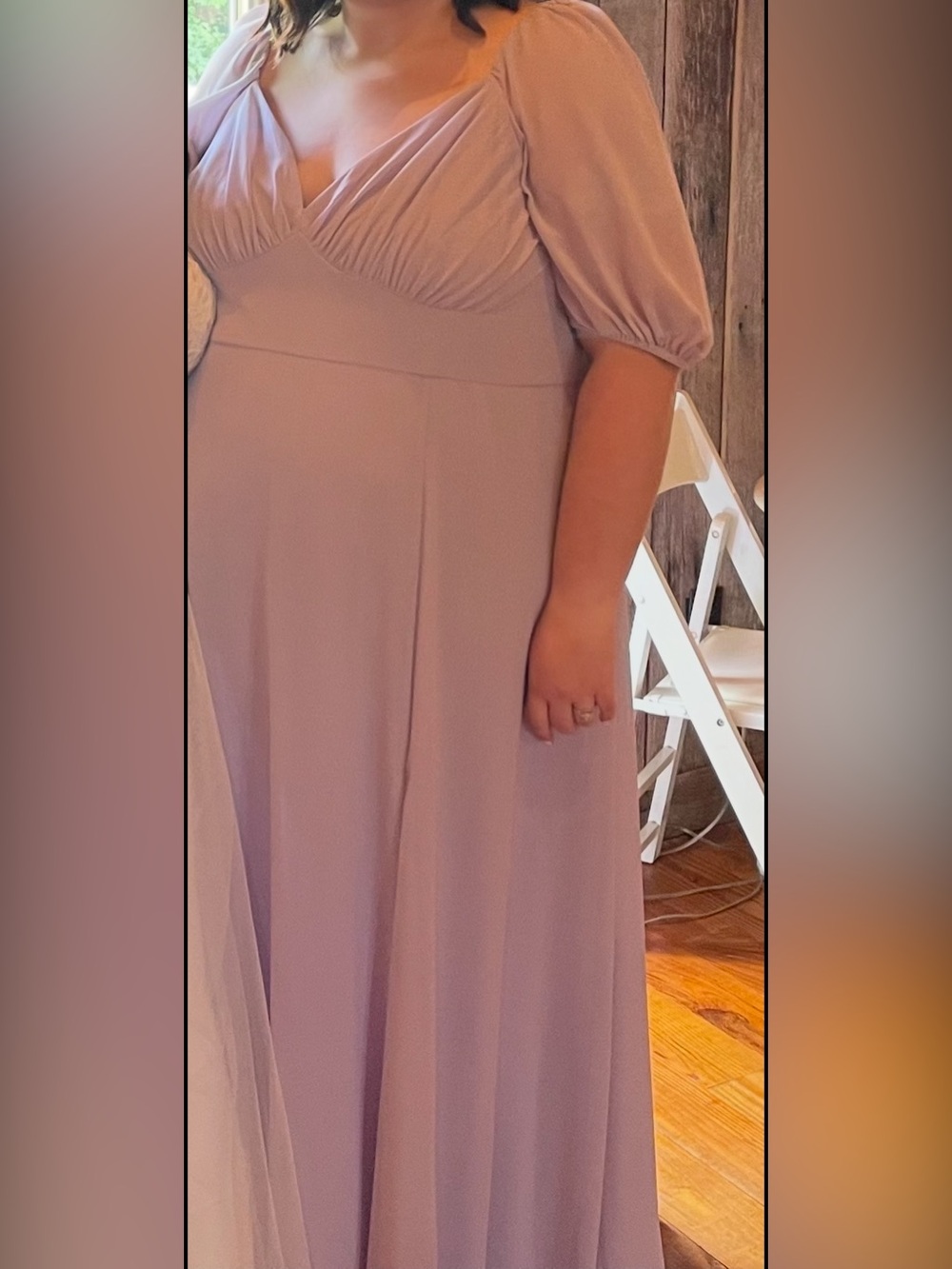 David’s bridal bridesmaid dress